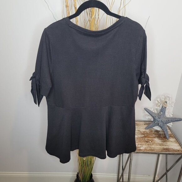 Crown & Ivy Blouse Womens Petite Medium - Picture 2 of 7